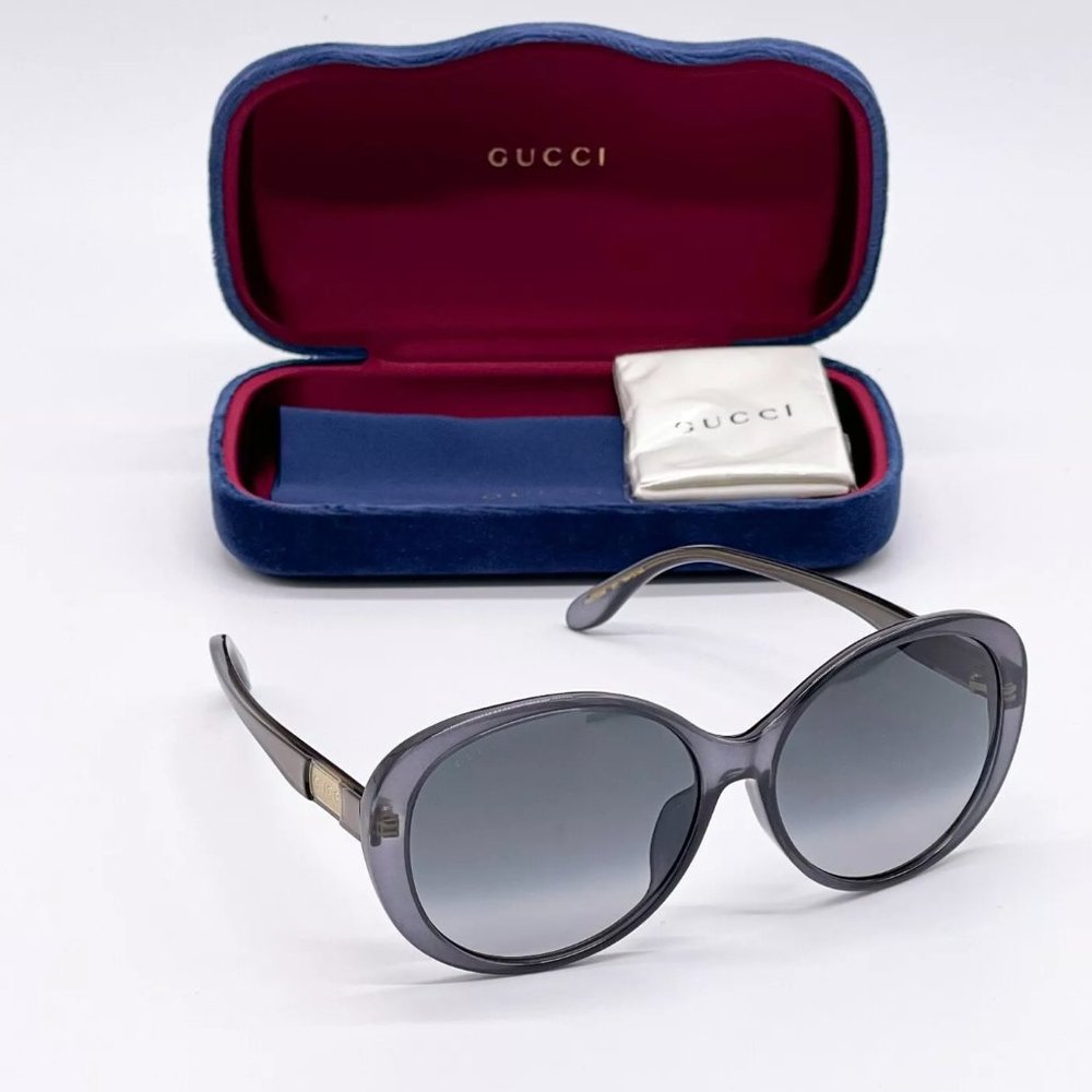 Sale! New Gucci Women's 59mm Grey Sunglasses! - Picture 3 of 8